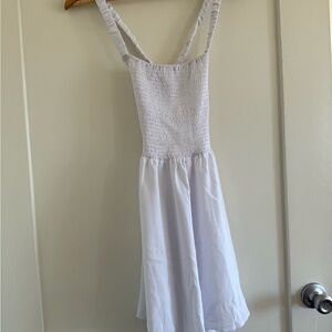 White Smocked Sundress